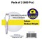 White Medium Weight Spork - 1000 Ct | Dining Ritual with Our Spork | RAHEEV®